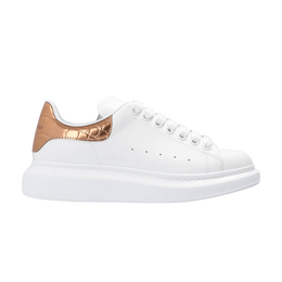 Кроссовки Alexander McQueen Alexander McQueen Oversized Sneaker 'Rose Gold Crocodile', белый 625162 whybq 9053 | white/rose gold
