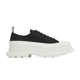 Кроссовки Alexander McQueen Alexander McQueen Tread Slick 'Black Off White', черный 662680 w4qk1 1320 | black/off white/black/silver