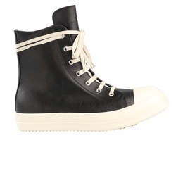 Кроссовки Rick Owens Rick Owens Hollywood Vintage High 'Black Milk', черный rr01e5890 lct 911 | black/milk/milk