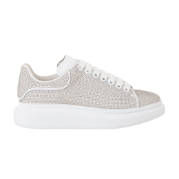 Кроссовки Alexander McQueen Alexander McQueen Oversized Sneaker 'White Silver Studded', белый 645865 wht9r 9071 | white/silver