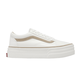 Кроссовки Vans V36CF Old Skool 3Sole 'White Beige', белый 6322760005 | white/beige