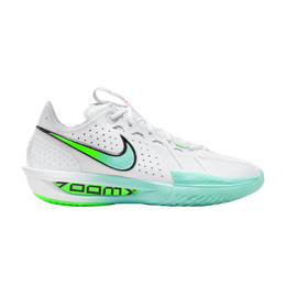 Кроссовки Nike Air Zoom GT Cut 3 'Bleached Turquoise', белый dv2913 107 | white/bleached turquoise/green strike/black/total orange