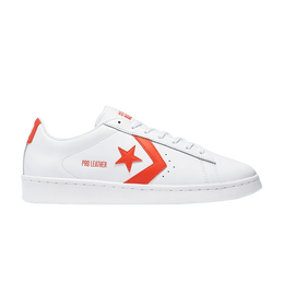 Кроссовки Converse Pro Leather Low 'Color Pop - White Bright Poppy', белый 170756c | white/bright poppy/white