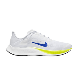 Кроссовки Nike Air Zoom Pegasus 37 FlyEase 'White Racer Blue Cyber', белый ck8474 102 | white/racer blue/cyber/black