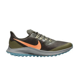 Кроссовки Nike Air Zoom Pegasus 36 Trail 'Sequoia', зеленый ar5677 303 | sequoia/medium olive/particle grey/orange trance