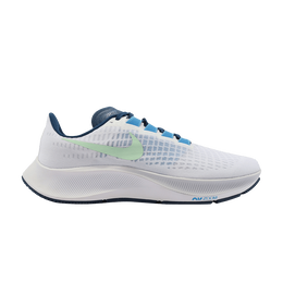 Кроссовки Nike Air Zoom Pegasus 37 'White Blue Cucumber', белый bq9646 101 | white/valerian blue/laser blue/cucumber calm