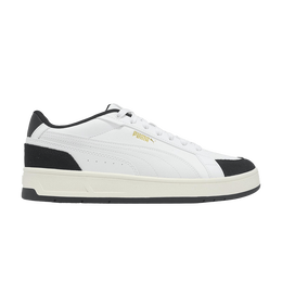 Кроссовки Puma Court Classico Sport 'White Black', белый 400731 01 | white/white/black
