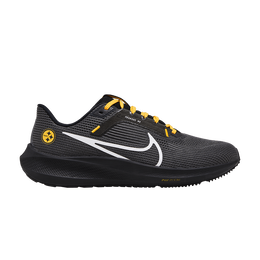 Кроссовки Nike NFL x Air Zoom Pegasus 40 'Pittsburgh Steelers', черный dz6006 001 | anthracite/black/university gold/white