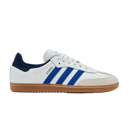 Кроссовки Adidas Samba OG 'White Royal Night Indigo', белый jh5632 | core white/royal blue/night indigo