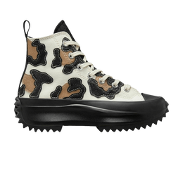 Кроссовки Converse Run Star Hike High 'Leopard', коричневый 172036c | egret/black/gold