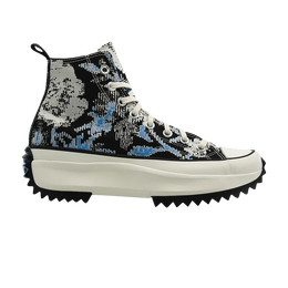 Кроссовки Converse Run Star Hike High 'Floral Fusion - University Blue', синий 171398c | university blue/black/egret