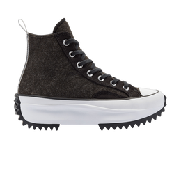 Кроссовки Converse Run Star Hike High 'Black Ice - Black Silver', черный 169437c | black/silver/white