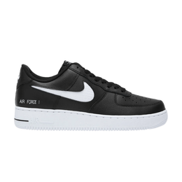 Кроссовки Nike Air Force 1 '07 LV8 'Cut Out Swoosh - Black White', черный cz7377 001 | black/white/black