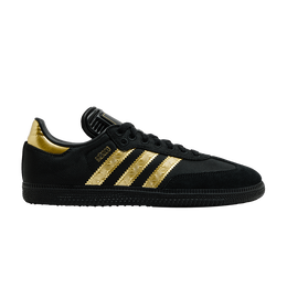 Кроссовки Adidas Samba OG '2025 Mexico Kit', черный jh5656 | core black/gold metallic/gold metallic