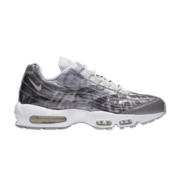 Кроссовки Nike Air Max 95 'Footprint', серый da4301 100 | white/sail/pure platinum/smoke grey