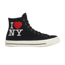 Кроссовки Converse Chuck Taylor All Star 70 High 'I Love NY', черный 161185c | black/egret/red