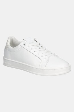 Кожаные кроссовки LOW TOP LACE UP WOVEN Calvin Klein, белый hm0hm01767 | biały
