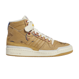 Кроссовки Adidas Eric Emanuel x Forum 84 High 'McDonald's All-American - Paper Bag', коричневый gw9711 | off white/supplier colour/royal blue