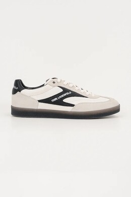 Кожаные кроссовки KANDIDATE Karl Lagerfeld, белый kl53855.310 | biały