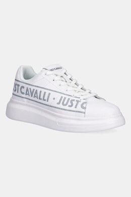 Кожаные кроссовки Just Cavalli, белый 78qa3sbczpa95003 | biały