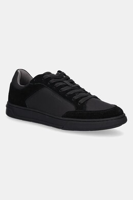 Кроссовки низкие на шнурках с технологией Repreve Calvin Klein, черный hm0hm01802 | czarny