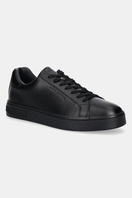 Кожаные кроссовки Armani Exchange, черный xm000141.af11912.uc001 | czarny