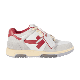 Кроссовки Off-White Off-White Out of Office Low 'Light Grey Red', серый omia189s24lea011 0525 | light grey/red