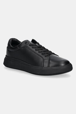 Кроссовки Low Top на шнурках с плетеным верхом Calvin Klein, черный hm0hm01659 | czarny