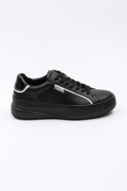 Кожаные кроссовки KRONOS Karl Lagerfeld, черный kl54020.00x | czarny