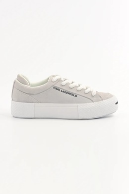 Замшевые кроссовки Skate Lo Lace Karl Lagerfeld, серый kl50722.5ll | szary