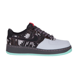Кроссовки Nike Air Force 1 Comfort Premium QS 'Year of the Horse', серый 647592 001 | wolf grey/black/athracite/green mist