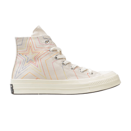 Кроссовки Converse Chuck 70 High 'Exploding Star', белый 164965c | white/pale putty/egret