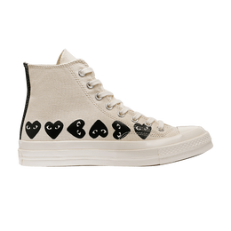 Кроссовки Converse Comme des Garçons PLAY x Chuck 70 High 'Multi Heart - Beige', кремовый az k127 051 2 | beige
