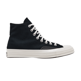 Кроссовки Converse Chuck 70 Luxe High 'Black Dark Matter Fuzzy Laces', черный a09531c | black/dark matter