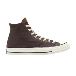 Кроссовки Converse Chuck 70 Leather High 'Colorblock - Dark Root Brown', коричневый 169582c | dark root/clove brown/egret