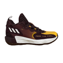 Кроссовки Adidas Dame 7 EXTPLY 'Arizona Sun Devils', красный gx3457 | maroon/collegiate gold/footwear white