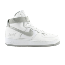 Кроссовки Nike Air Force 1 Hi L/M '20Th', белый 302347 102 | white/metallic silver (20th)