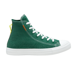 Кроссовки Converse Chuck Taylor All Star Renew High 'Midnight Clover', зеленый 168593c | midnight clover/lemon venom