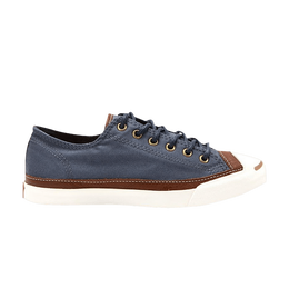 Кроссовки Converse Jack Purcell Leather Low 'Admiral Tobacco', серый 144355c | admiral/tobacco