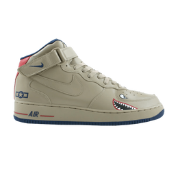Кроссовки Nike Air Force 1 Mid 'Tuskegee', желто-коричневый 306352 221 | khaki/khaki-midnight navy