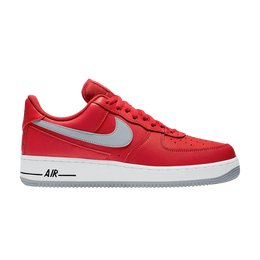 Кроссовки Nike Air Force 1 Low 'University Red Light Smoke Grey', красный dd7113 600 | university red/black/white/light smoke grey