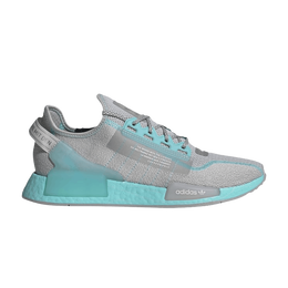Кроссовки Adidas NMD_R1 V2 'Grey Pulse Aqua', серый gx0539 | grey one/pulse aqua/grey two