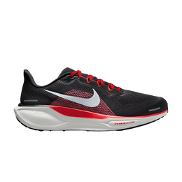 Кроссовки Nike Air Zoom Pegasus 41 Extra Wide 'Dark Smoke Grey Light Crimson', черный fn4932 005 | dark smoke grey/light crimson/total orange/black