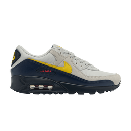 Кроссовки Nike Air Max 90 'Neutral Grey Tour Yellow', серый if0670 001 | neutral grey/tour yellow/obsidian/speed red/white