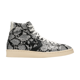 Кроссовки Converse Pro Leather Mid 'Snakequins', серебряный 165752c | silver/vintage white/black