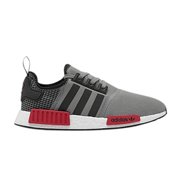 Кроссовки Adidas NMD_R1 'Grey Scarlet', серый fv3856 | grey three/core black/scarlet