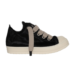 Кроссовки Rick Owens Rick Owens Concordians Jumbo Laced Low 'Black Fur', черный ru02e1893 lhlw2 911 | black/milk/milk