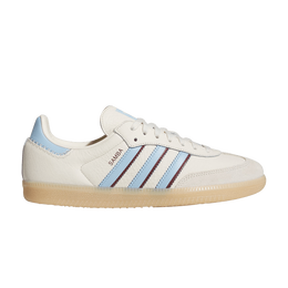 Кроссовки Adidas Samba OG 'Chevron Stitch Pack', кремовый js5041 | wonder white/clear sky/shadow red