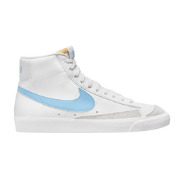 Кроссовки Nike Blazer Mid '77 Vintage 'Summit White Aquarius Blue', белый bq6806 126 | summit white/aquarius blue