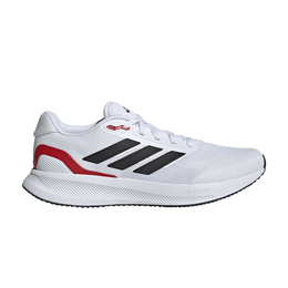 Кроссовки Adidas Runfalcon 5 'White Black Scarlet', белый ie8818 | cloud white/core black/better scarlet